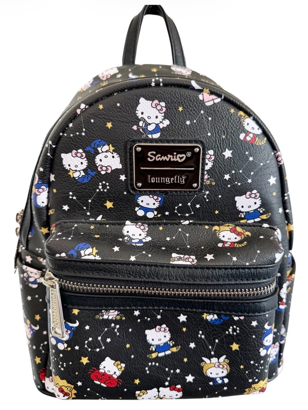 RARE/Vaulted Hello Kitty Loungefly Zodiac Mini Backpack - Pristine Condition